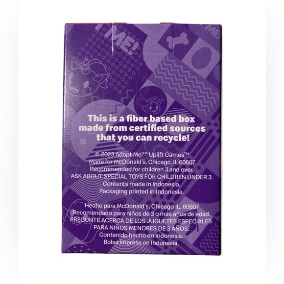 Adopt Me! Dog McDonald’s Happy Meal Toy Collectibles New - Picture 3 of 6